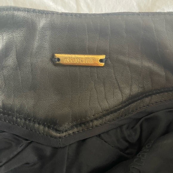 Roberto Cavalli leather pants - Picture 3 of 4